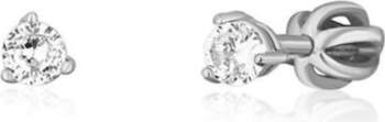 JVD Charming silver stud earrings with