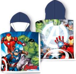 Marvel Rankšluostis Marvel Avengers pončo kokvilnas