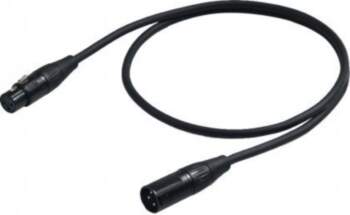 PROEL microphone cable, 0.5m, black