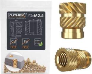 Ruthex M2.5 threaded insert –