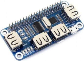 Waveshare 4xUSB Hub Hat - Raspberry