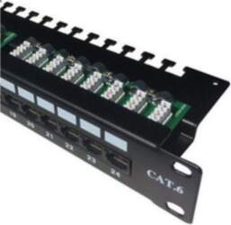DATACOM Patch panel 19" UTP 24