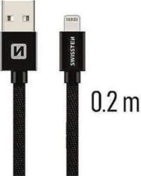 Swissten Textile Fast Charge 3A Lightning