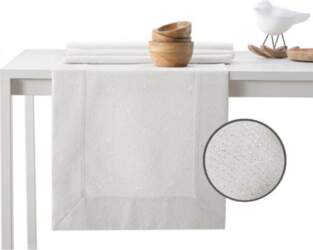 DecoKing TCLOTH/SPARKLE/BRD/CREAM/30X100