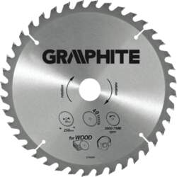 Graphite Graphite circular saw blade 165x30