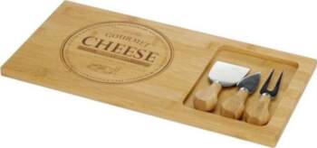 KOOPMAN Bamboo cheese board with tools