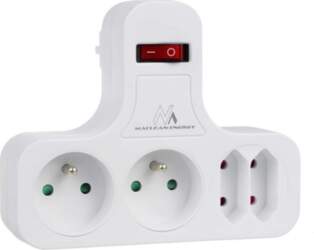 Maclean Power Socket, Quad with Breaker