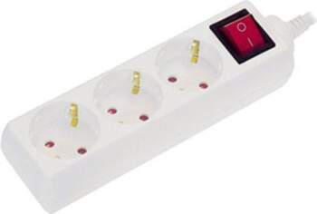 AS Schwabe 3-socket extension cord with