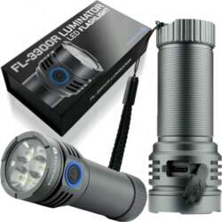 Everactive Handheld flashlight 3x Osram P9