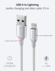 Swissten Textile II USB - Lightning