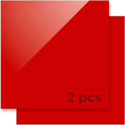 XTool 3mm red acrylic sheets 3pcs