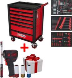 KS Tools 215-piece tool trolley KS