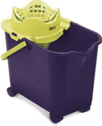 MERY Rectangular bucket on wheels with