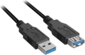 Sharkoon 3m, 2xUSB3.0-A USB kabelis