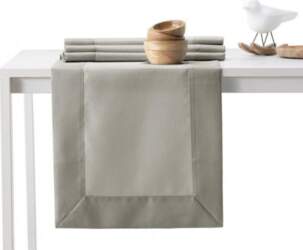 AmeliaHome TCLOTH/AH/EMPIRE/BRD/CAPPUCCINO/40X140