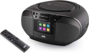 JVC RD-E664B-DAB, melns