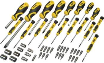 Stanley screwdriver set flat cross precision