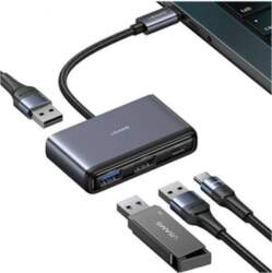 USAMS Adapter HUB 4w1 2xUSB 2