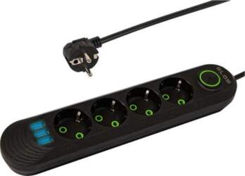 Blow PS-430 4-socket 3xUSB network extension