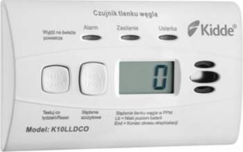 Kidde carbon monoxide detector with display
