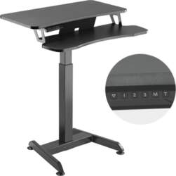 Maclean The desk is electrically adjustable