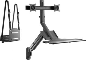 Maclean Wall Mount for Two Monitors