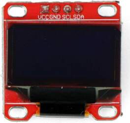 Openplatform OLED display, blue graphics, 0