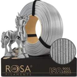 Rosa3D 3D plastic PLA shiny silver