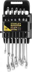 Stanley Flat socket wrenches 8-19mm 12