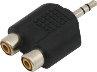Blow Splitter 3.5ST PLUG-2RCA SOCKET