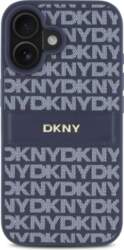 DKNY PU Leather Repeat Pattern Tonal