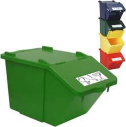MEVA Double-deck waste sorting container -