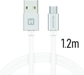 Swissten Textile Universāls Micro USB Datu