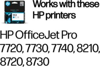 HP INC. HP 953 Cyan Tintenpatrone