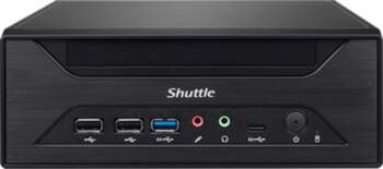 Shuttle Barebone slim XH610        SO-DDR4  black