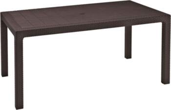 Allibert 204122 outdoor table Brown Rectangular