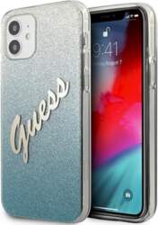 Guess GUHCP12SPCUGLSBL Glitter Gradient Script Aizsargapvalks
