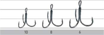 TREBLE HOOKS OWNER STD36BC 8 Gun