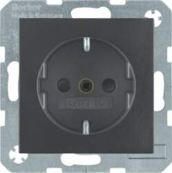 Berker Schuko Socket Anth/Matt 47231606 B