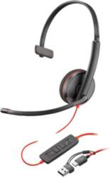 Poly Blackwire 3210 Mono USB-C/A austiņas
