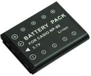 Extra Digital Casio, battery NP-80, NP-82