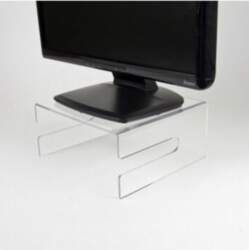 NEWSTAR ACRYLIC MONITOR RISER (FIXED MODEL)