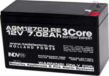3CORE ® 12V 7.02Ah akumulators