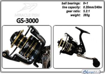 Spole MIRACLE FISH GS - 3000