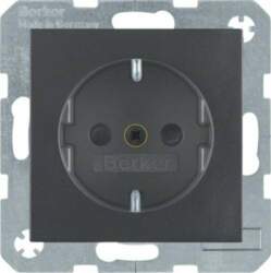 Berker Schuko Socket Anth/Matt 47231606 B