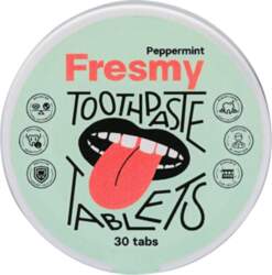 Fresmy Peppermint Toothpaste Tablets Zobu pastas