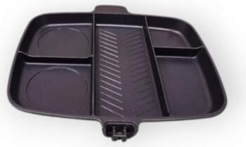 Multi Section Frying Pan Non