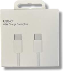 Lādētājs TelForceOne USB C, TypeC-TypeC