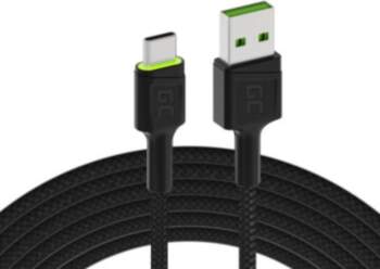 Green Cell Cable Ray USB-A -