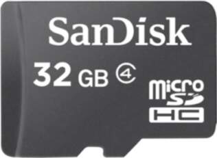Sandisk 32 GB, MicroSDHC, Flash memory